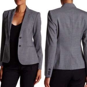 Theory Nichelle Grey Wool Blazer